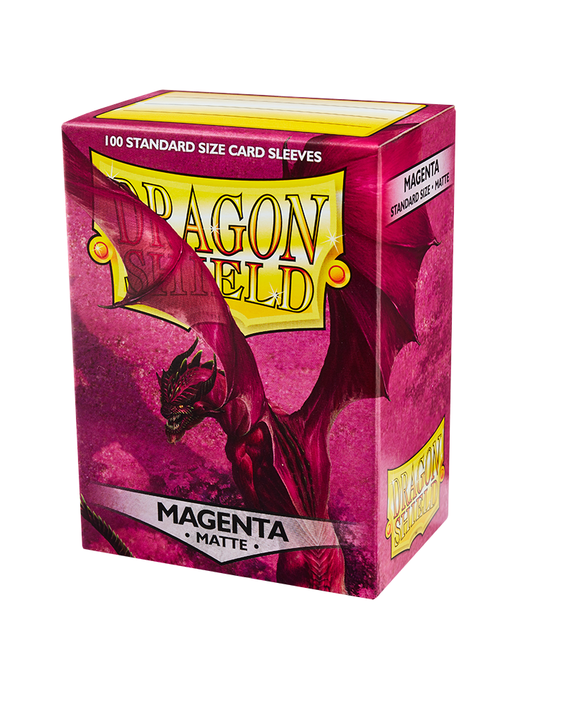 Dragon Shield Sleeves: Standard Matte - Magenta 100CT