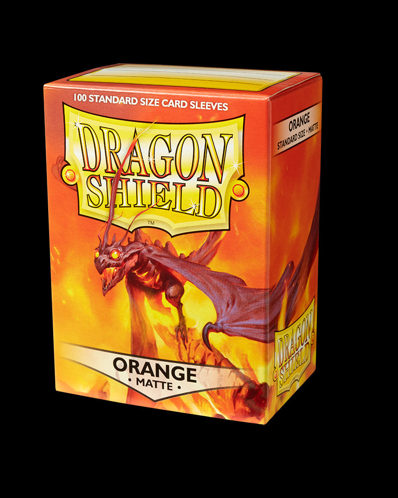 Dragon Shield Sleeves: Standard Matte - Orange 100CT