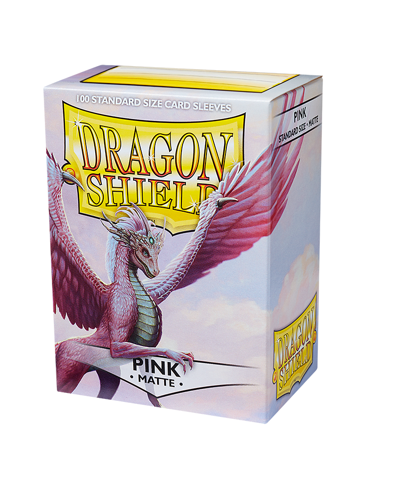 Dragon Shield Sleeves: Standard Matte - Pink 100CT