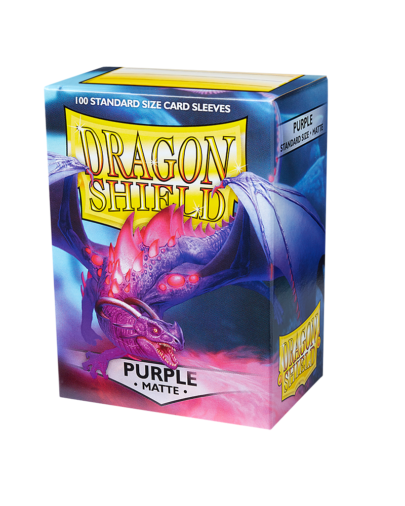Dragon Shield Sleeves: Standard Matte - Purple 100CT