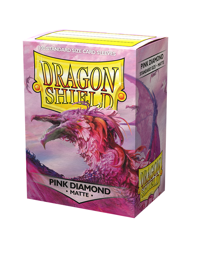 Dragon Shield Sleeves: Standard Matte - Pink Diamond 100CT