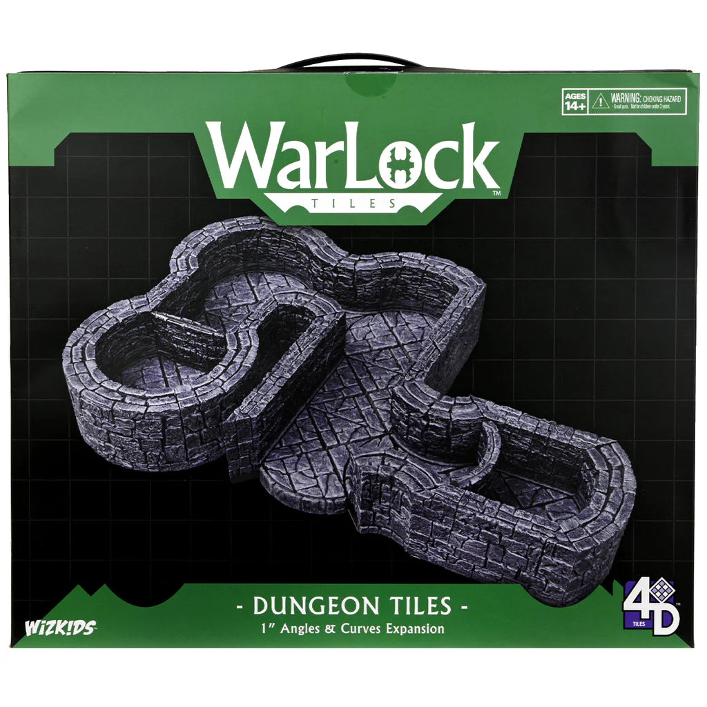 Warlock Tiles - Dungeon Tiles (1in Angles & Curves Expansion)