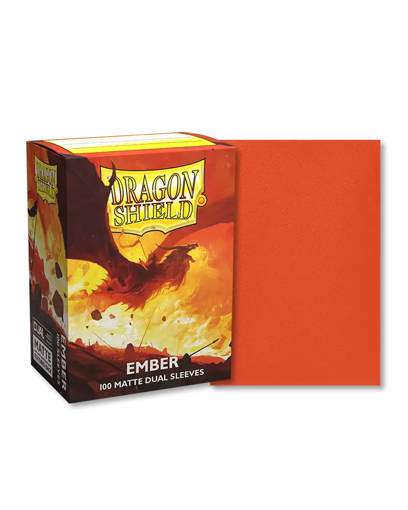 Dragon Shield Sleeves: Standard Matte Dual - Ember 100CT