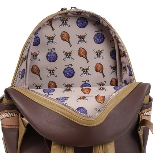 One Piece Wanted Dead or Alive Monkey D. Luffy Mini-Backpack - Entertainment Earth Exclusive