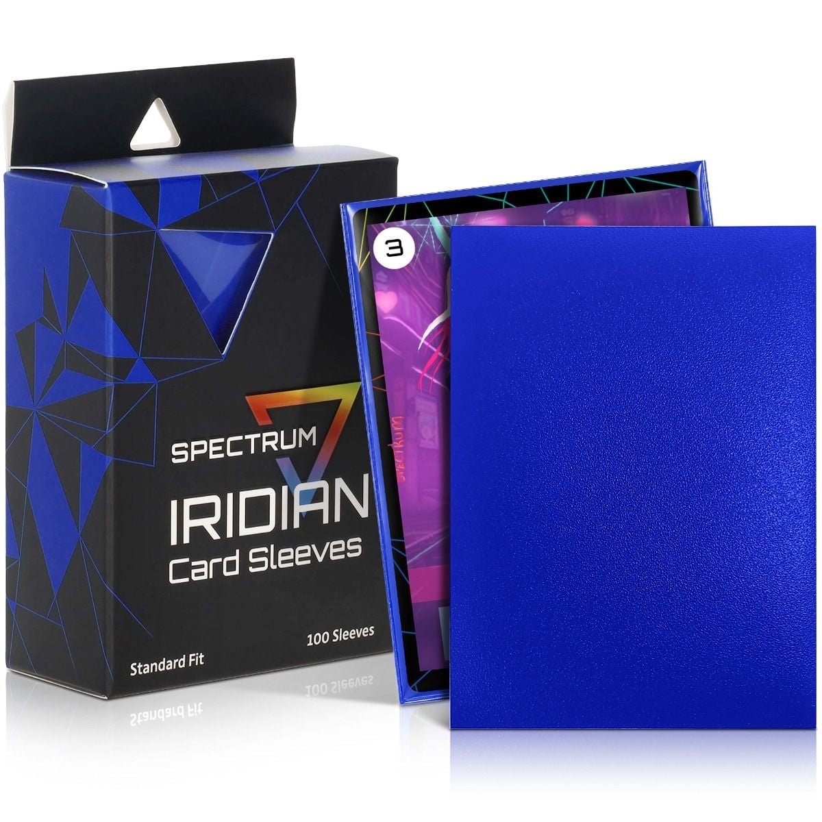 Iridian Matte Sleeves - Blue