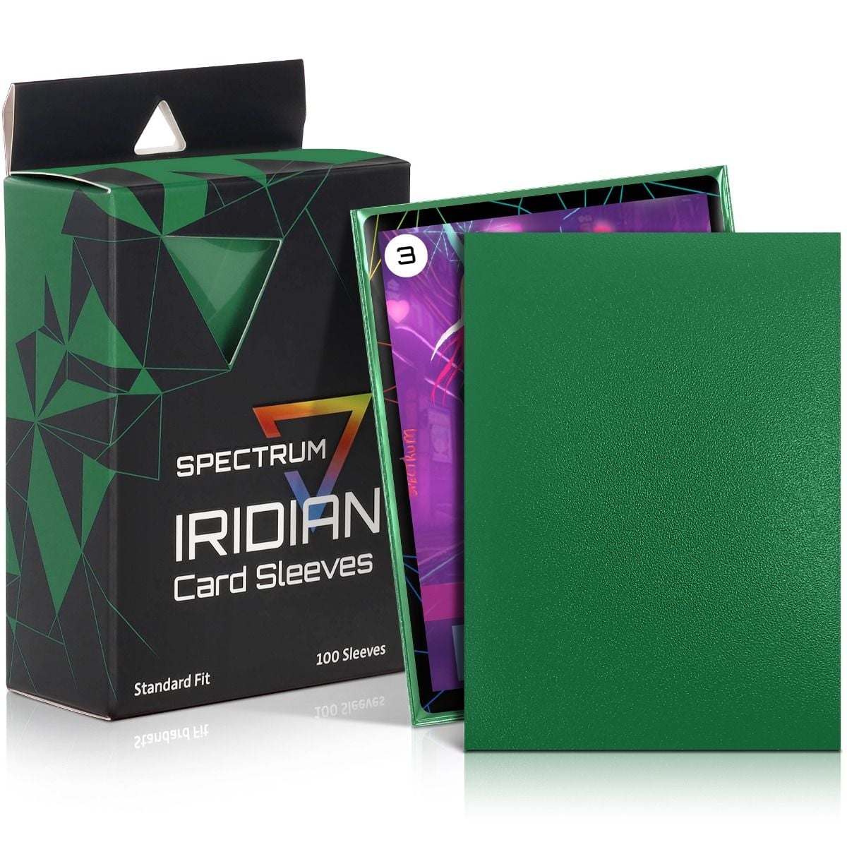 Iridian Matte Sleeves - Green