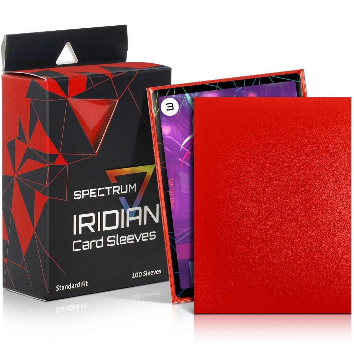 Iridian Matte Sleeves - Red