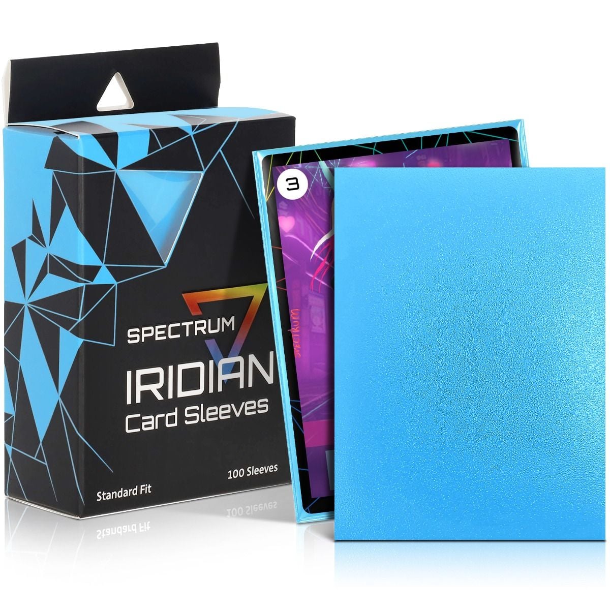 Iridian Matte Sleeves - Sky Blue