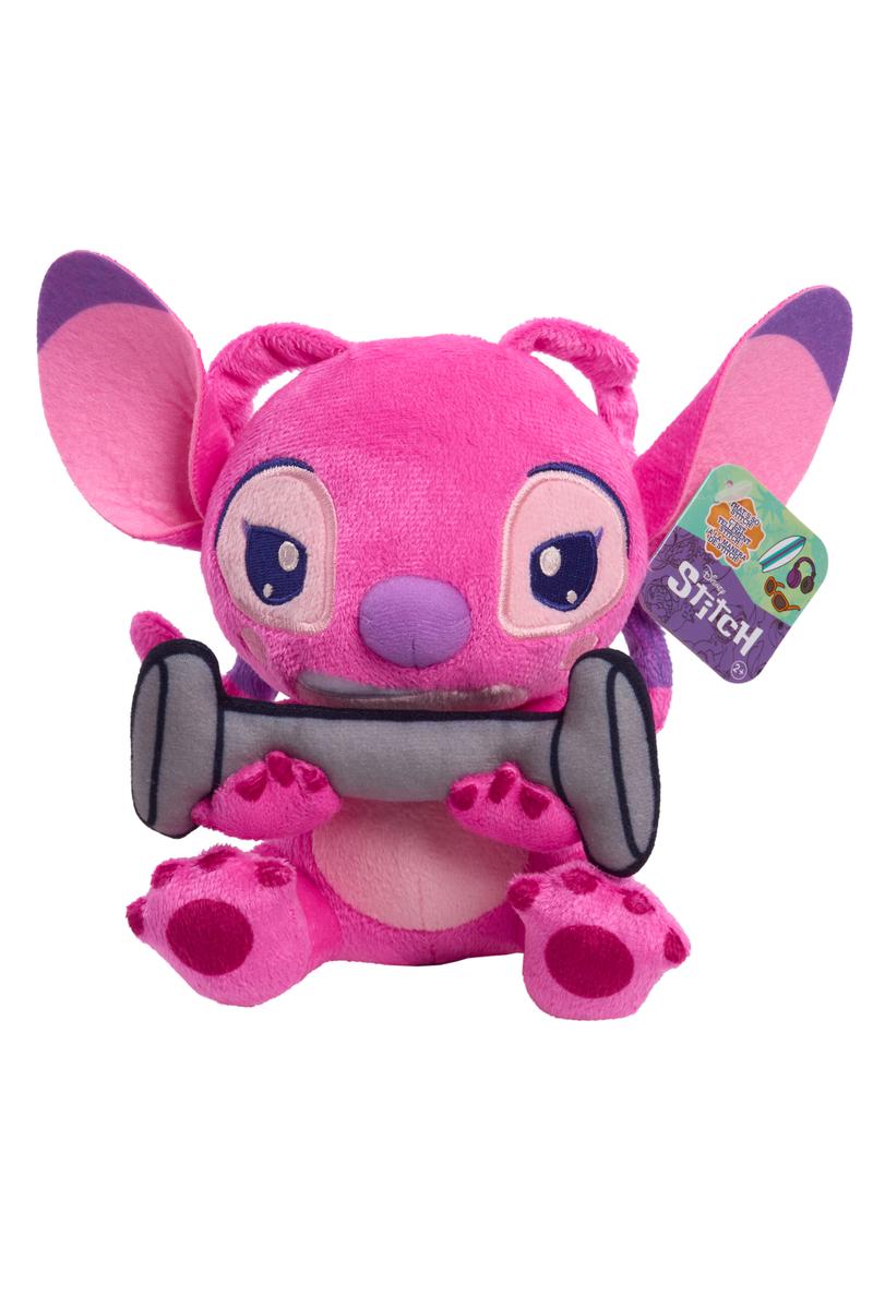 Disney Stitch Small 7 Inch Plush - Barbell Angel
