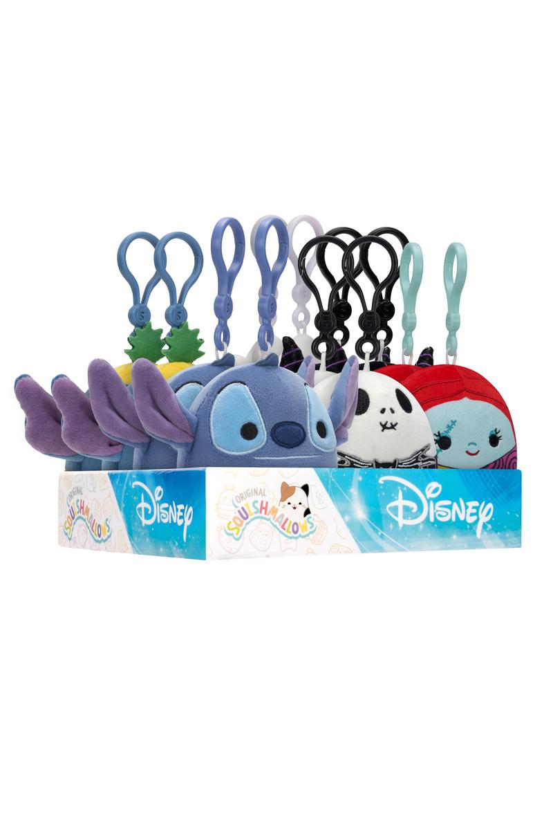 Original Squishmallows™ Mini 3.5 Inch ©Disney Plush Clip On
