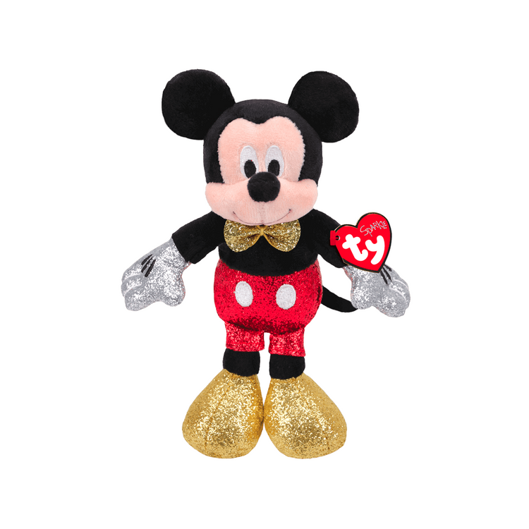 Mickey Mouse Super Sparkle 8" Plush - Beanie Babies Collection