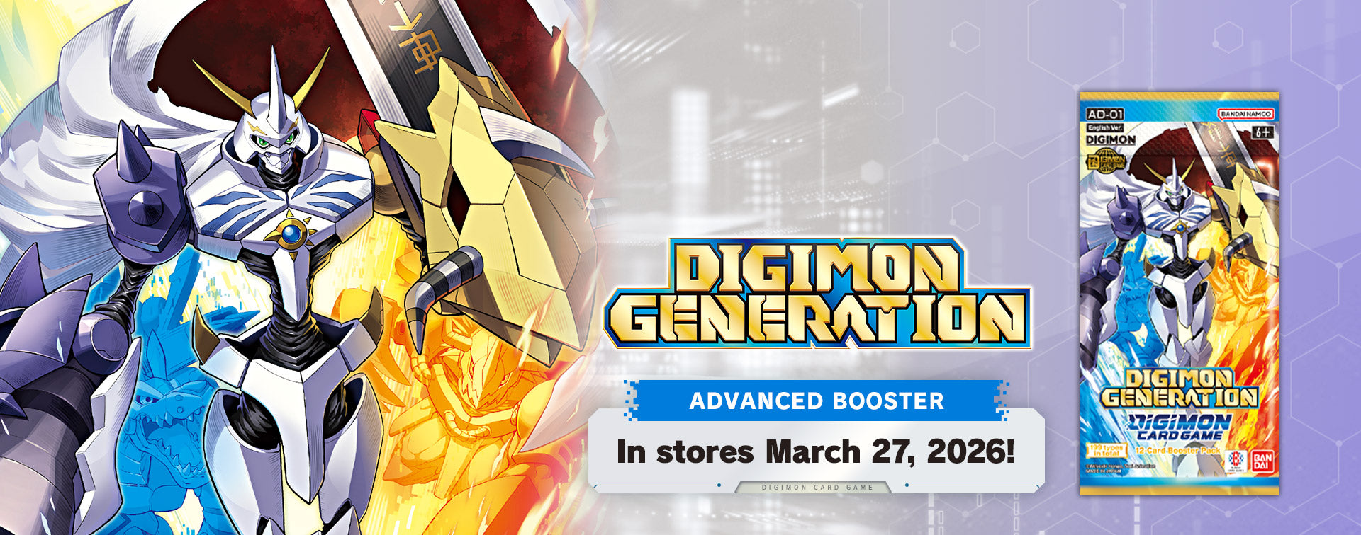DIGIMON CG AD-01 ADVANCED BOOSTER DIGIMON GENERATION
