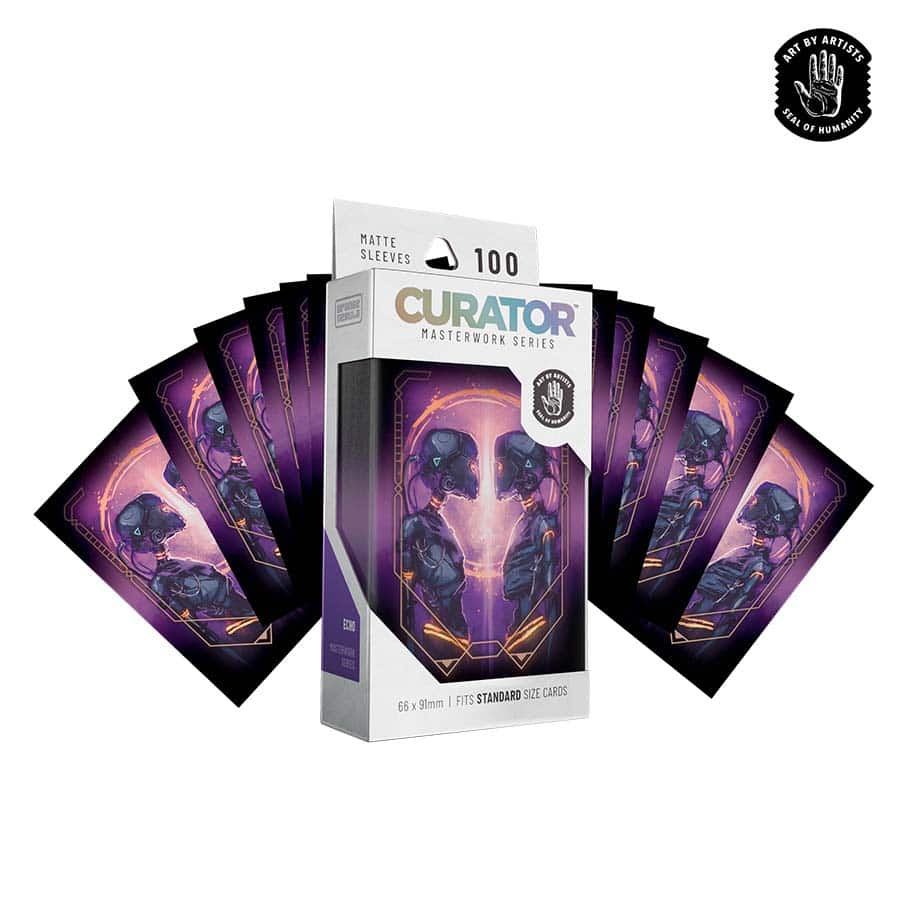 ORANGE NEBULA: CURATOR: MASTERWORK SLEEVES: ECHO (NINJAJO) (100CT)
