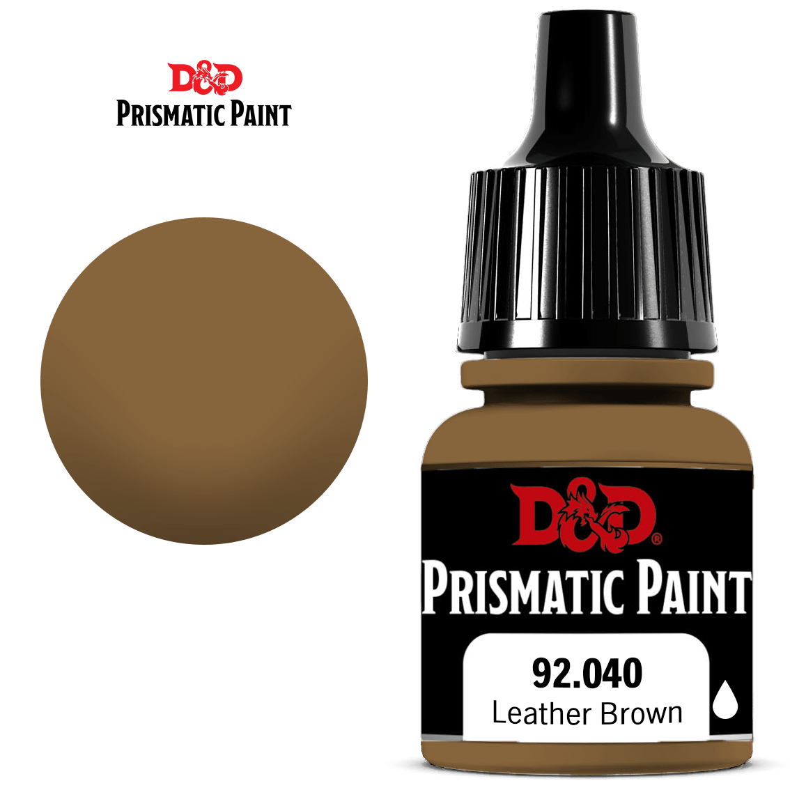 DND PRISMATIC PAINT: LEATHER BROWN 8ML