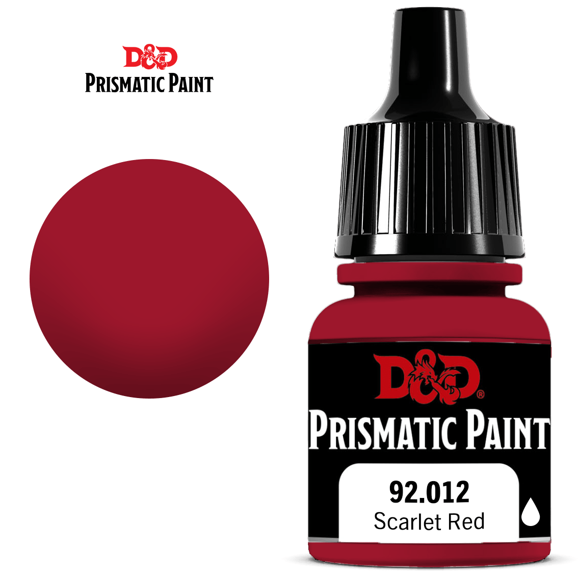DND PRISMATIC PAINT: SCARLET RED 8ML