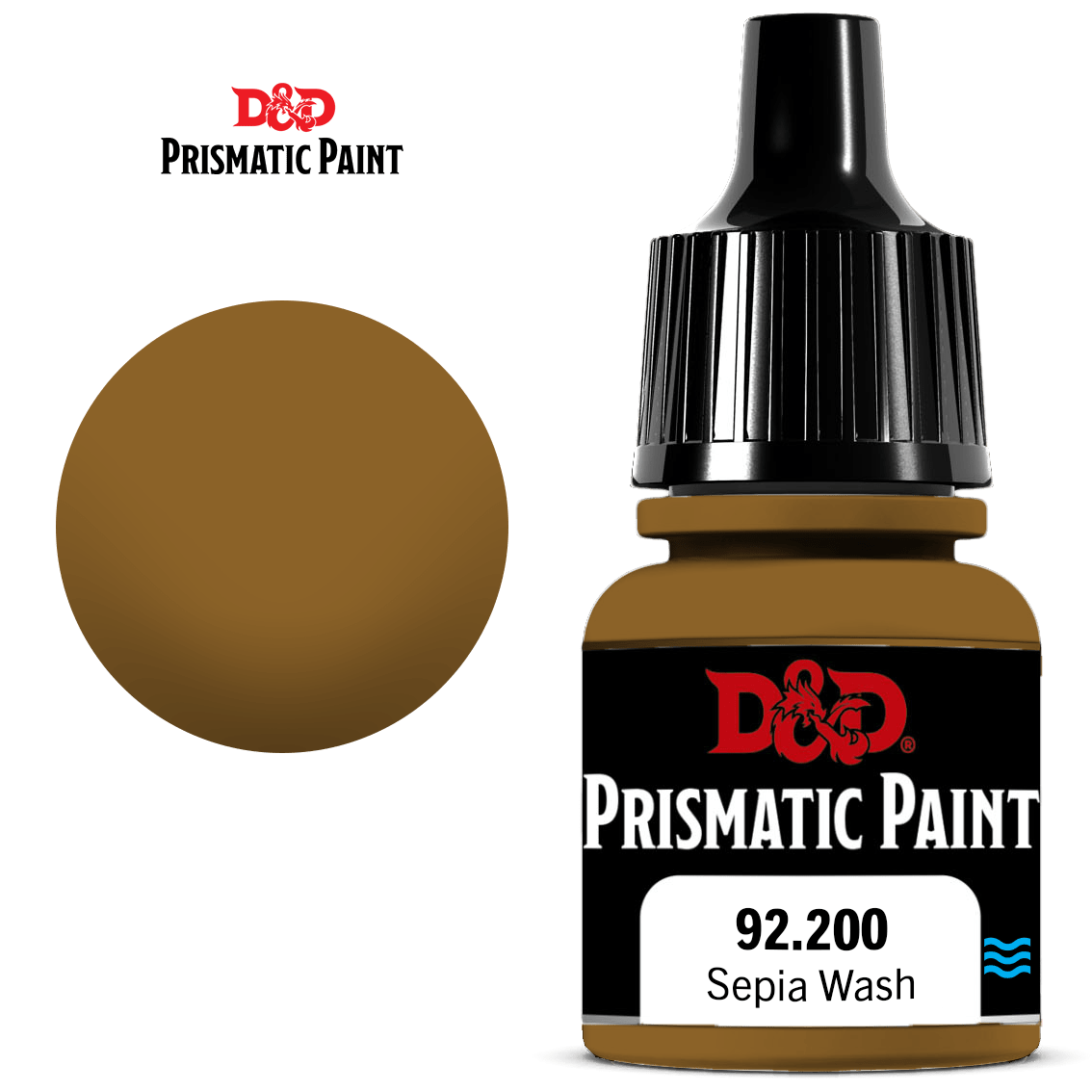DND PRISMATIC PAINT: SEPIA WASH 8ML