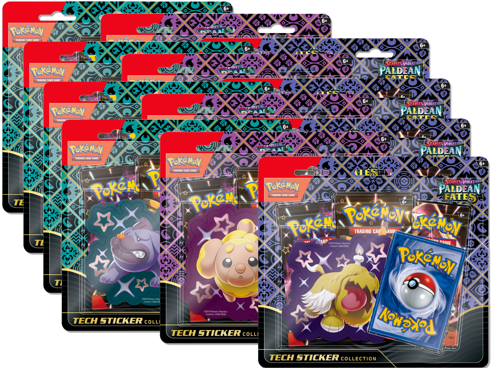 Scarlet & Violet - Paldean Fates - Tech Sticker Collection - Case