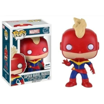 Funko POP! Marvel: Captain Marvel - Captain Marvel Masked #154 (GTS Exclusive)
