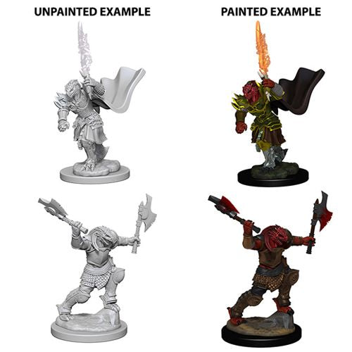 Dungeons & Dragons: Nolzur's Marvelous Unpainted Miniatures - W04 Dragonborn Female Fighter