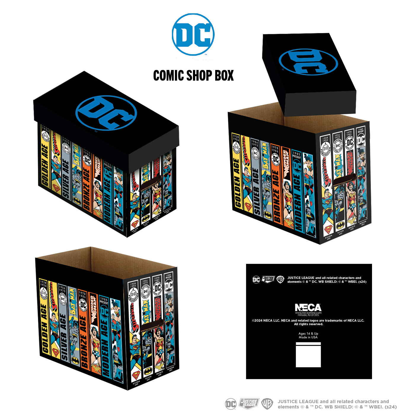 DC Short Comic Book Storage Box: Comic Shop Box