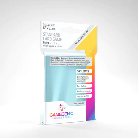 Gamegenic 50 ct Clear Card Sleeves
