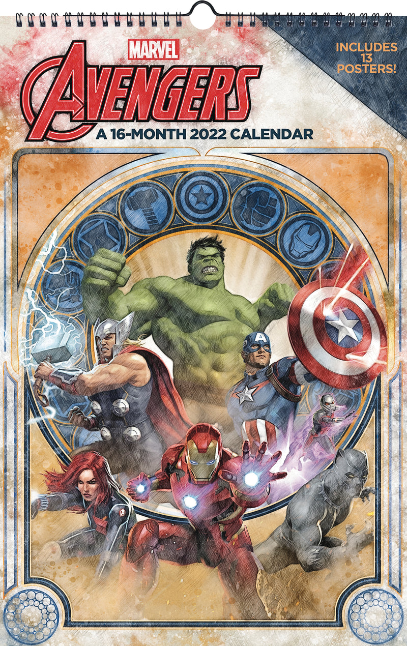 Marvel Avengers 2022 Calendar