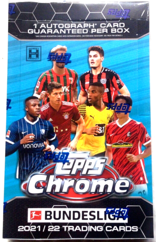 Topps - Topps Chrome Bundesliga 2021-21 Box (18 Packs)