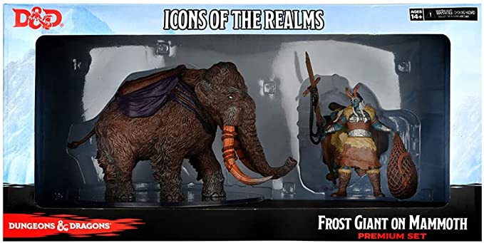 D&D Icons of the Realms - Frost Giant on Mammoth Premium Set