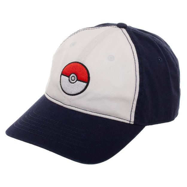 Pokeball Poke Ball Colorblock Blue Hat