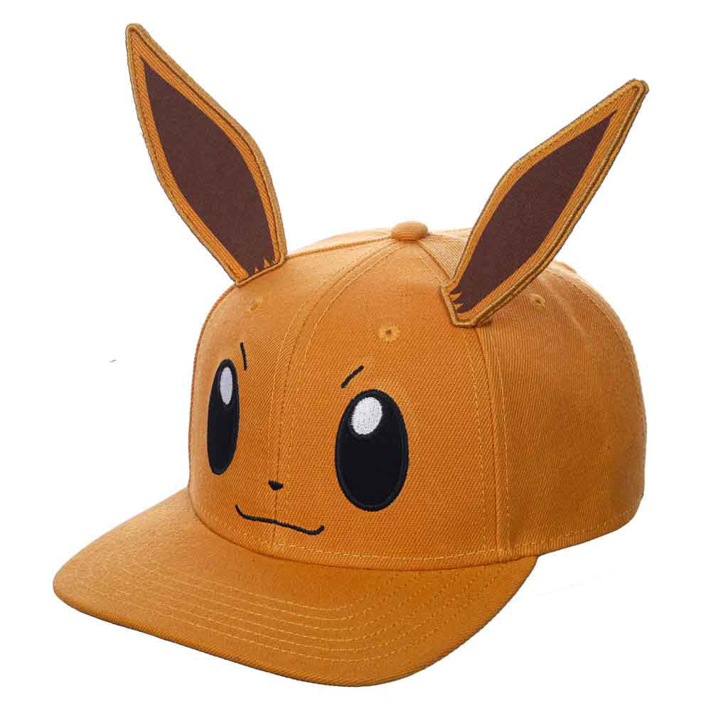 Pokemon Eevee 3D Cosplay Pre-Curved Bill Snapback