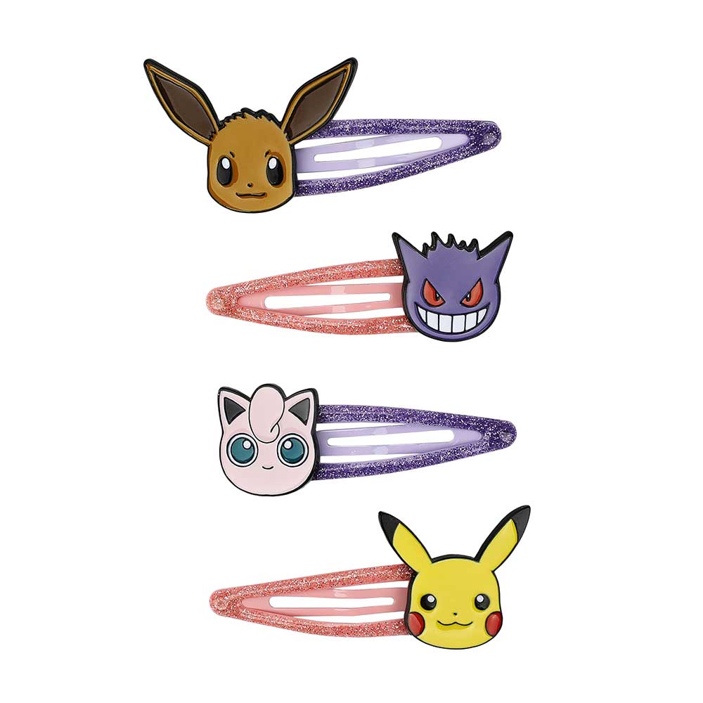 Pokemon Characters 4 pc. Hair Clip Set
