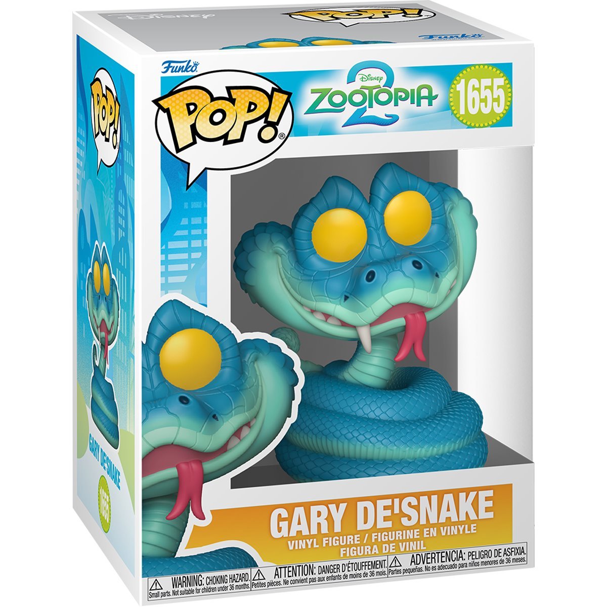 Pop Disney Zootopia 2 Gary De'Snake Figure