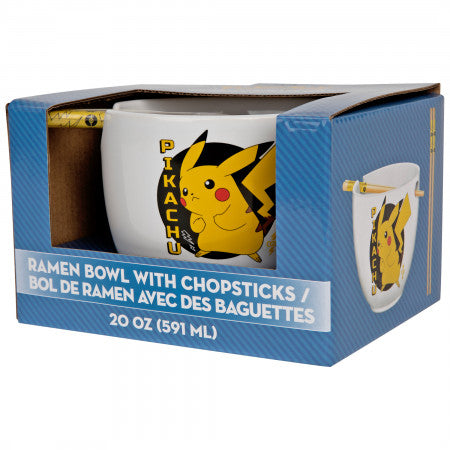 Pokemon Ramen Bowl with Chopsticks