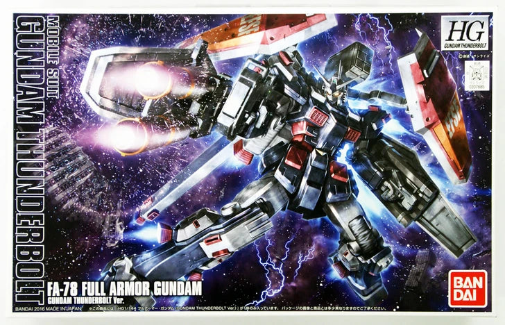 Mobile Suit Gundam Thunderbolt Full Armor Anime Color High Grade 1:144 Scale Model Kit