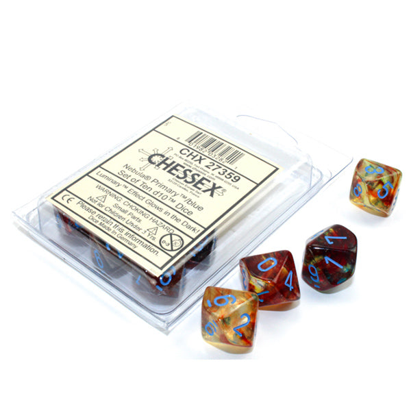 d10 Clamshell Nebula Luminary: Primary/Blue