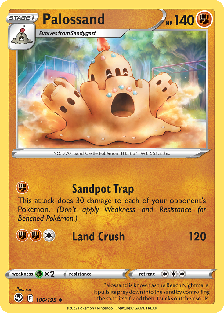 Palossand - 100/195 - Reverse Holofoil