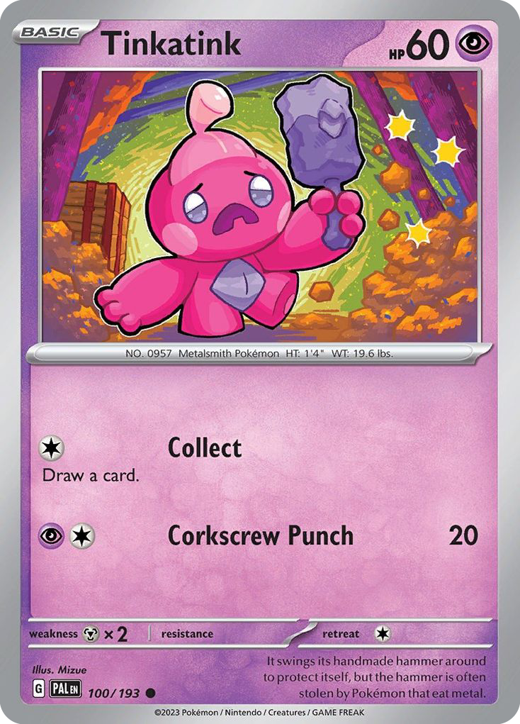 Tinkatink  - 100/193 - Reverse Holofoil