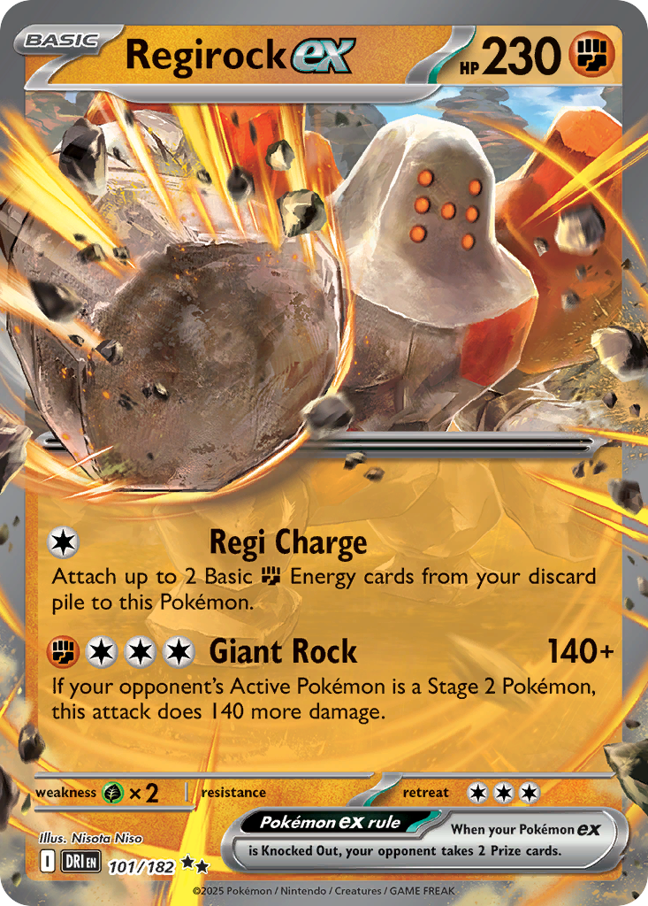 Regirock ex  - 101/182
