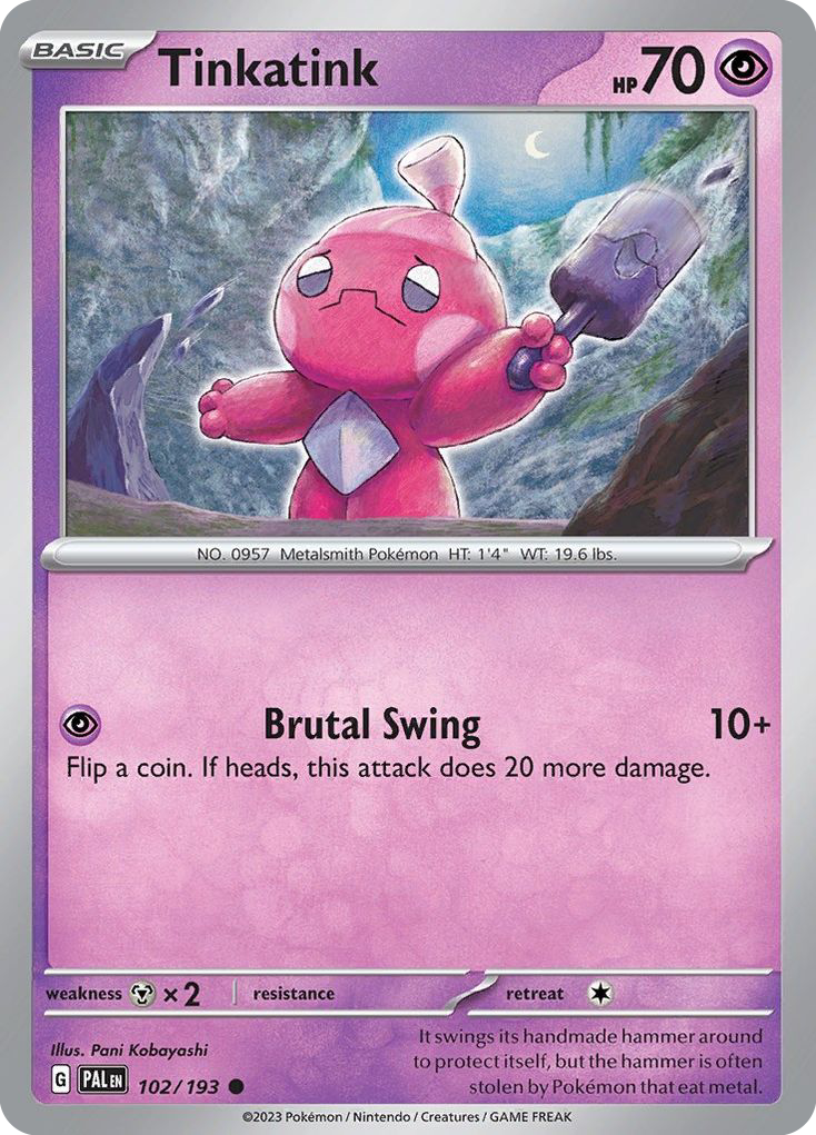 Tinkatink  - 102/193 - Reverse Holofoil