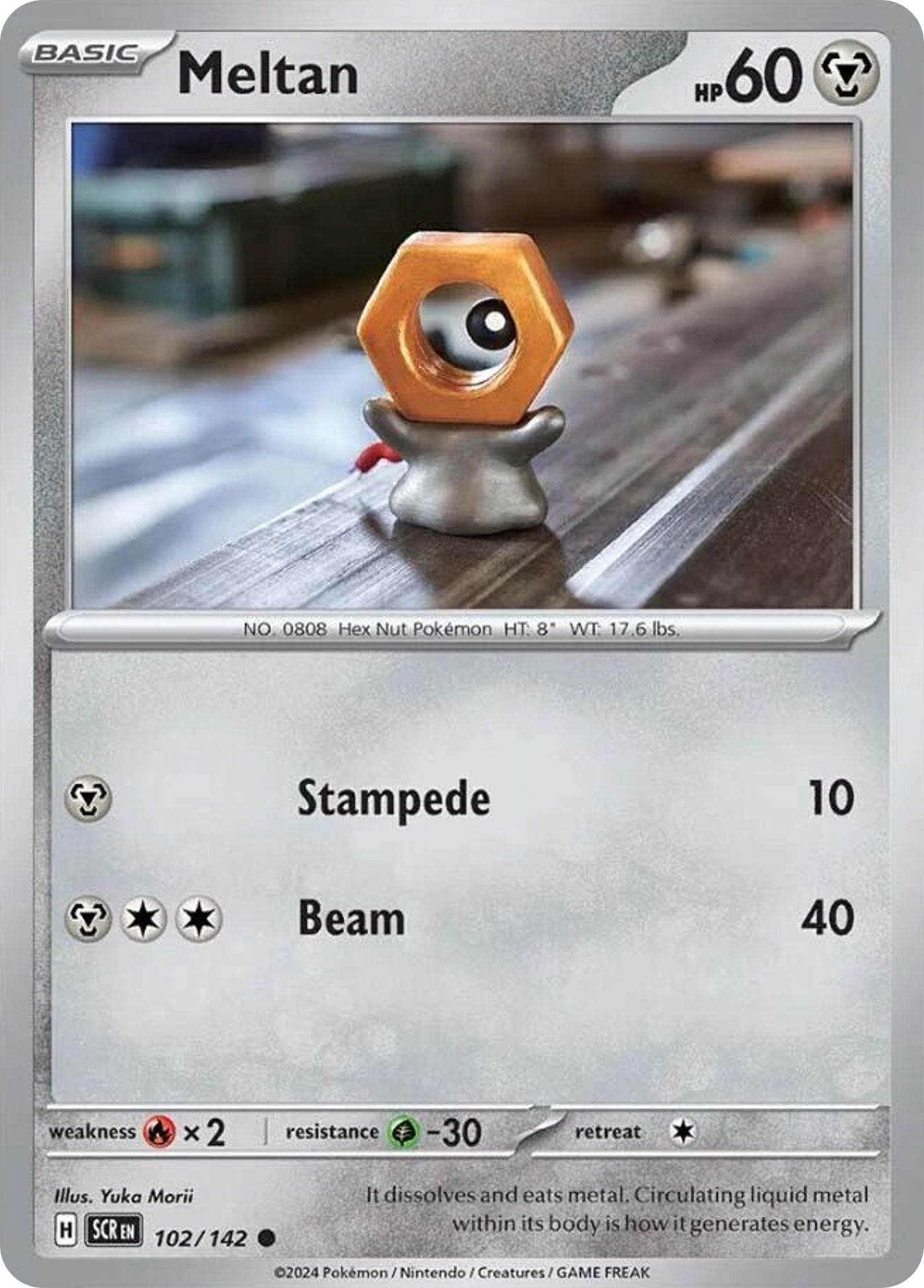 Meltan  - 102/142 - Reverse Holofoil