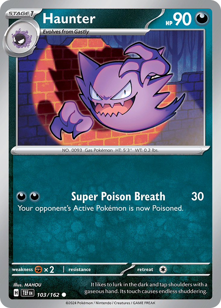 Haunter - 103/162 - Reverse Holofoil