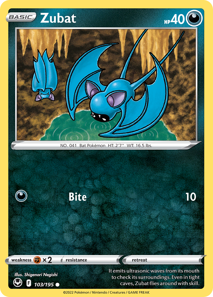 Zubat - 103/195 - Reverse Holofoil