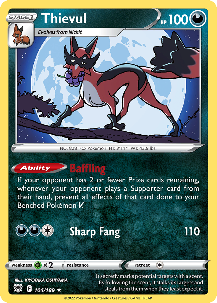 Thievul - 104/189 - Reverse Holofoil