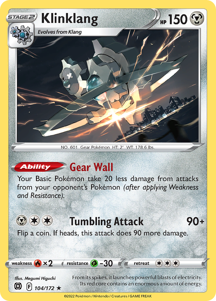 Klinklang - 104/172 - Reverse Holofoil