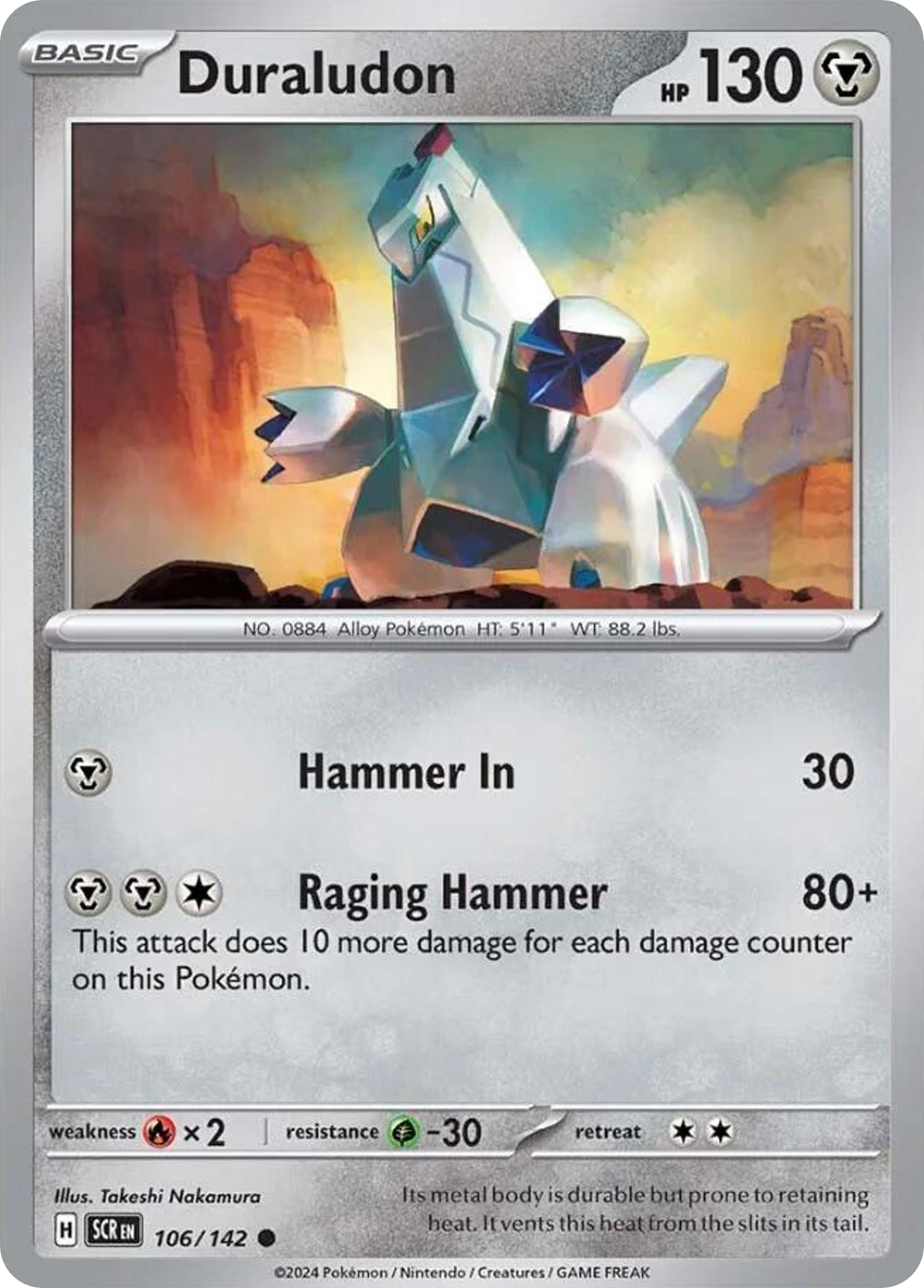 Duraludon - 106/142 - Reverse Holofoil