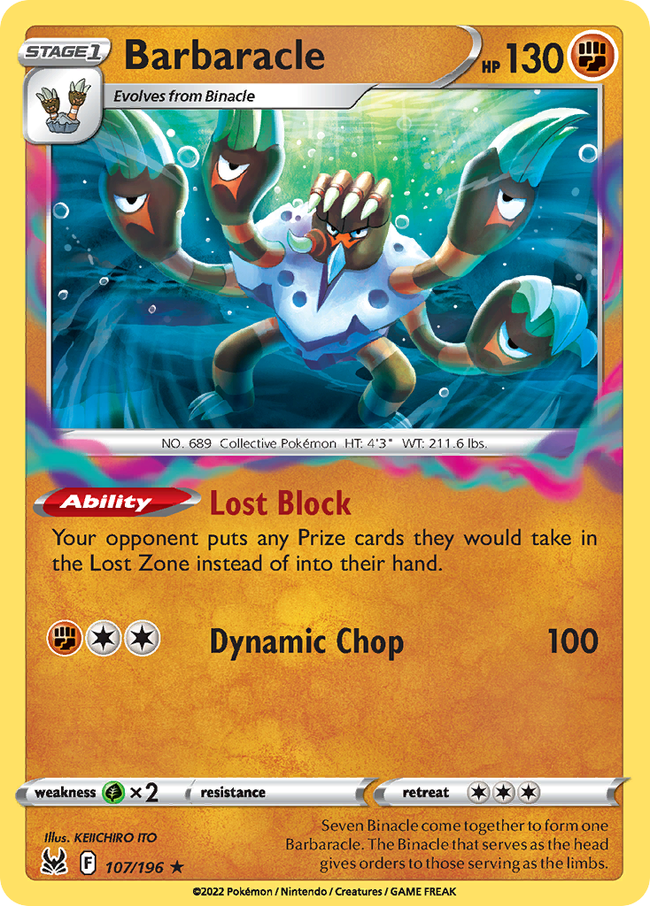 Barbaracle - 107/196 - Reverse Holofoil