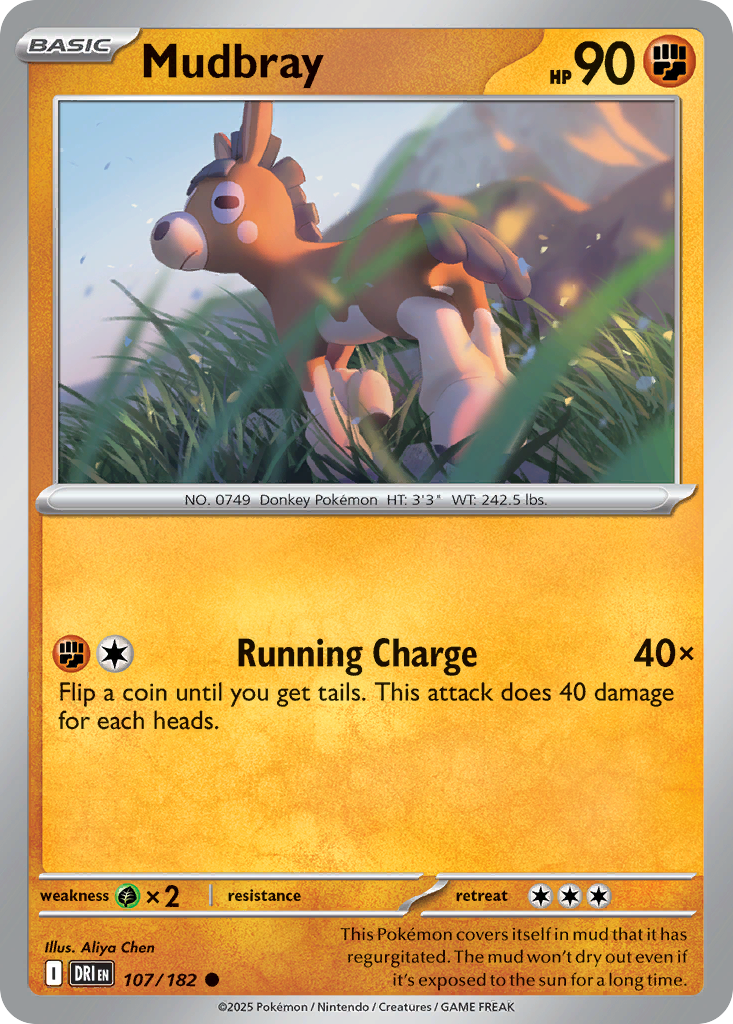 Mudbray - 107/182 - Reverse Holofoil