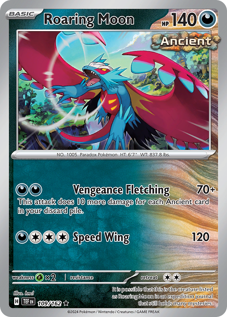 Roaring Moon - 109/162 - Reverse Holofoil