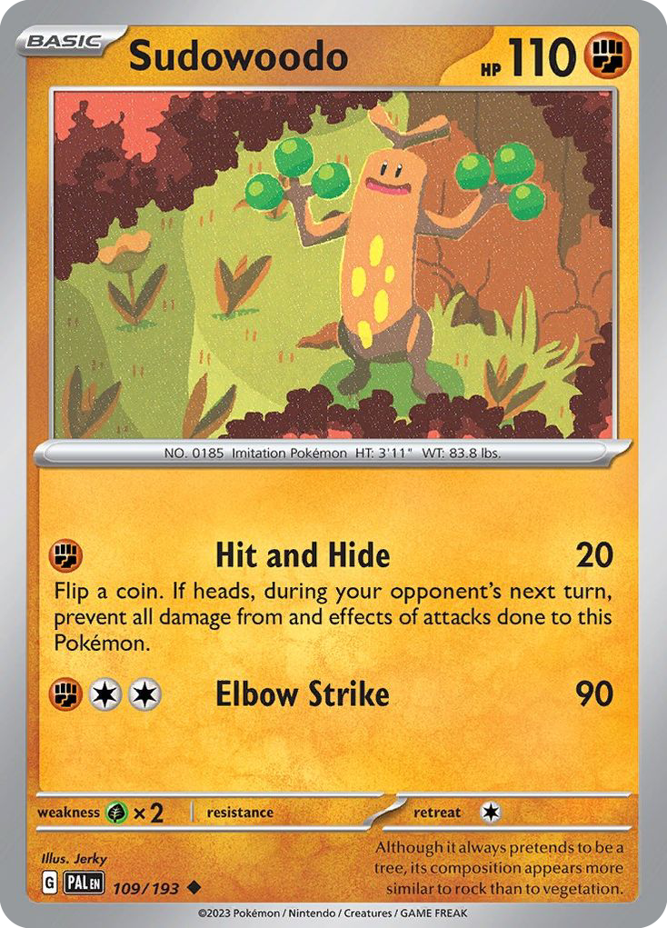 Sudowoodo - 109/193 - Reverse Holofoil