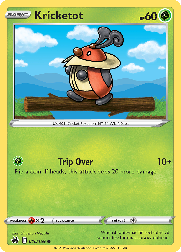 Kricketot - 010/159 - Reverse Holofoil